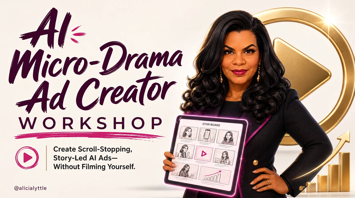 AI Micro-Drama Ad Creator Workshop with Alicia Lyttle